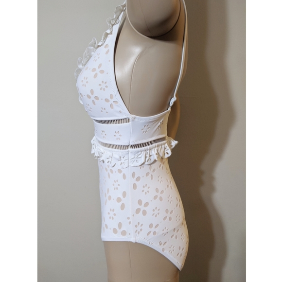 🚫SOLD🆕NWOT JCrew Scalloped Ruffle Plugging One - Picture 7 of 8